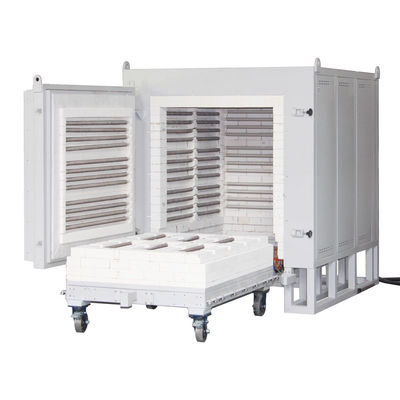 2 tấn Load Shuttle Kiln Bogie Type Furnace với Trolley trượt đi qua