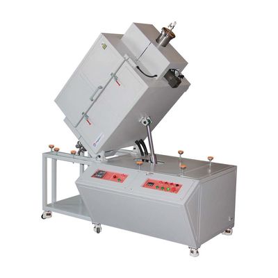 1200C Lò nung ống xoay thẳng đứng lớn với ống kim loại OD300mm