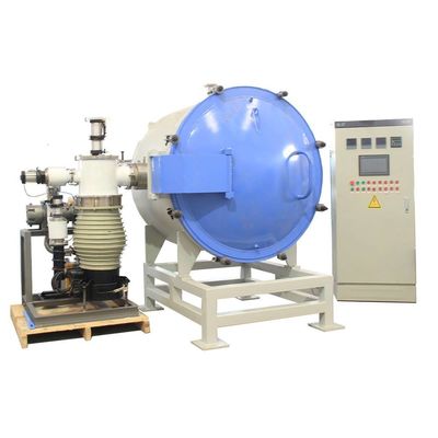 CE Industrial Vacuum Muffle Furnace Up To 1600C Với Đơn vị bơm chân không khuếch tán