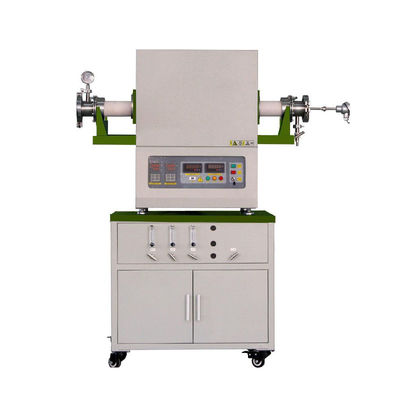 Lò ống nhiệt độ cao khu vực kép lò ống nhôm 80mm Dia 1600C Max